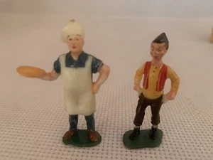 Fairykins Simple Simon & Pie Man Figures x 2 Nursery Rhyme Vintage Marx - Picture 1 of 2