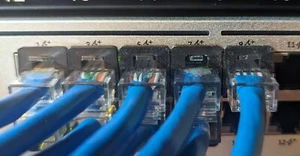 Network Switch Link Light Covers, 24W+24N RJ45, 4 SFP, Black, 3D Printed - Picture 1 of 9