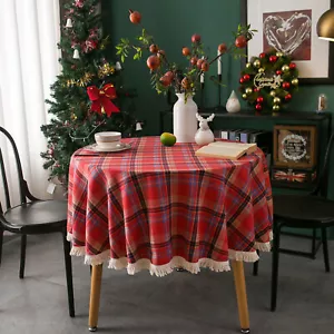 Elegant Tablecloth with Lace Edging for Dining Room and holiday party - Picture 1 of 20