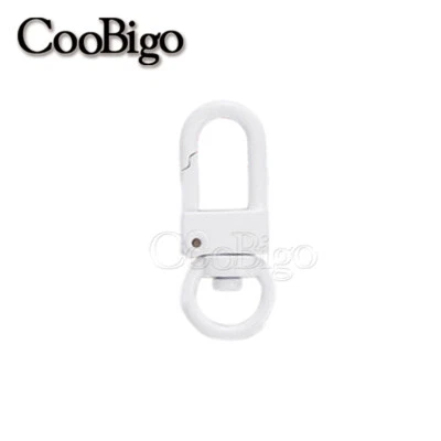 5x Assorted Colors Swivel Lobster Clasp Clips Snap Hook Keychain Key Ring - Imagem 1 de 4