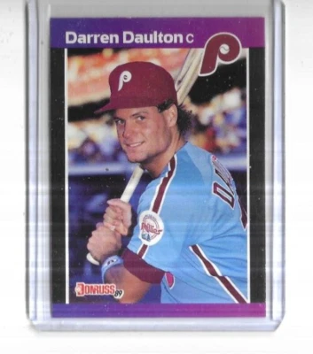 1989 Donruss #549 Darren Daulton Philadelphia Phillies - Image 1 of 2
