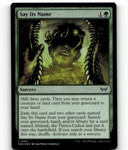 FOIL - MTG Say Its Name #197 - Duskmourn: House of Horror - Picture 1 of 1