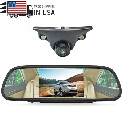 5-inch LCD Rearview Mirror Display for Vehicles Parking and Reverse Camera - Image 1 of 4