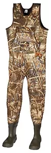 KOBUK Pro Guide Realtree Max-4 Camo Neoprene Hunting Wader Lug Size 11 Reg 1000G - Picture 1 of 1