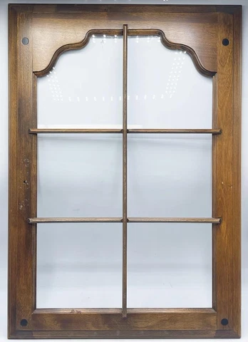 Wood & Glass Paned Window from Curio Hutch Repurpose Cover