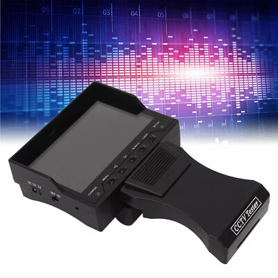 Probador de CCTV de 4,3 pulgadas Cámara LCD Monitor de video de seguridad analógico HD Entrada VGA DC12V Foto 1 de 4