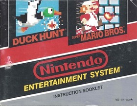 Super Mario Bros. Duck Hunt NES Nintendo Manual Instructions VG