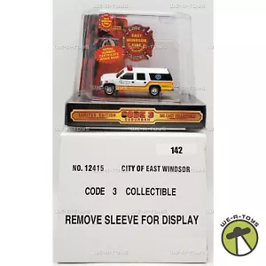 Code 3 GMC East Windsor Fire Dept Die-Cast Suburban Limited Edition Vehicle NRFP - Picture 1 of 12