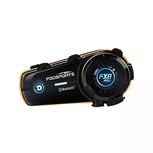 Motorrad Intercom Sprechanlage 10 Rider Bike Helmet Bluetooth Headset FX8 PRO FM - Bild 1 von 10