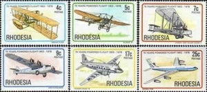 RHODESIA 1978 SG570-75 75 YEARS OF POWERED FLIGHT  -  MNH - Picture 1 of 1
