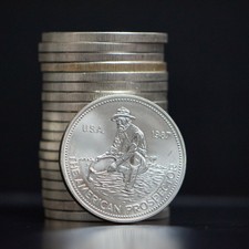 1987 Engelhard Roll 20 Pieces 1-oz .999 Silver BU (otb566)