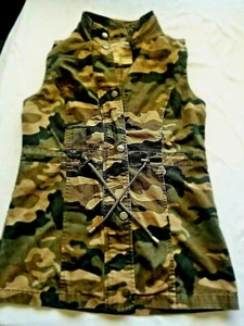 Ci Sono Camo (S) Outdoorsy Camo Sleeveless Shirt/Vest - Picture 1 of 9