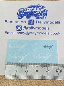 1/43 Davidoff Aufkleber McLaren F1 GTR korrektes Branding Le Mans Code 3