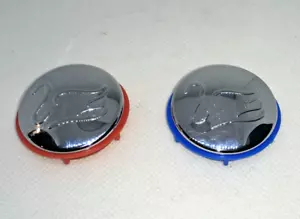 Tap Indices Tops Caliente y Frío Rojo Azul Cisne Logo 38 mm Total - Imagen 1 de 4