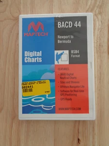 Maptech BACD 44 Newport to Bermuda Digital Charts CD - Foto 1 di 1