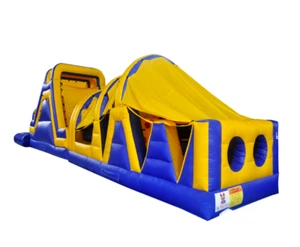 70x15x20 Commercial Inflatable Slide Bounce Castle Obstacle Course We Finance - Picture 1 of 8