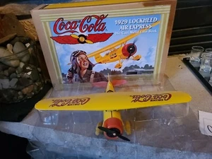 Ertl Coca Cola Coke 1929 Lockheed Air Express Coin Bank  - Picture 1 of 9