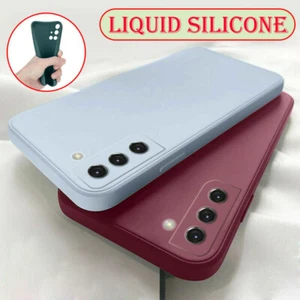 Case For Samsung S25 Edge S24 Ultra S23 FE Shockproof Liquid Silicone Back Cover - Picture 1 of 29