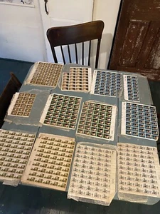 500CT lot 8 cent stamps - GERSHWIN, TANNER, LYNDON B JOHNSON, ROBINSON JEFFERS - Picture 1 of 8