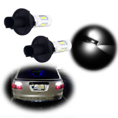 Luces de reversa LED blancas PH24WY sin errores para Cadillac SRX Chevy Camaro Foto 1 de 4