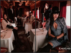 BEBE magazine AD #270 RARE OOP 2015 IRINA SHAYK SEXY MODEL PIN-UP 2 PGS - Picture 1 of 2