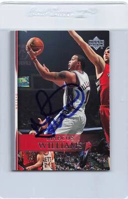 2007/08 Upper Deck #95 Marcus Williams Nets Signed Auto *H9469 - Image 1 of 2