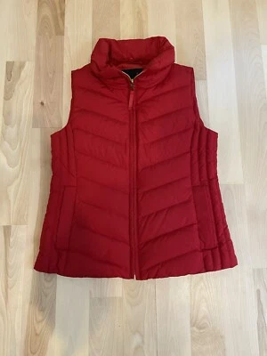 Talbots Puffer Vest PXS Down Filled Quilted  Removable Hood Full Zip Outdoors - Image 1 of 4