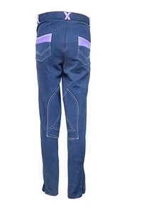 Jodhpurs Performance Donna Diesel Donna Equitazione Jodhpurs 24""-34"" Navy/Blu - Foto 1 di 4
