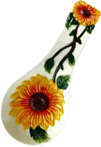 Ceramic Sunflower Spoon Rest new. - Picture 1 of 1