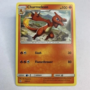JCC Pokémon regular poco común Charmeleon Hidden Fates 8/68 - Imagen 1 de 2
