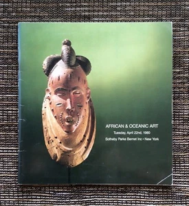 RARE 1980 Sotheby's Auction Catalog: African & Oceanic Art, April 22 - Picture 1 of 10