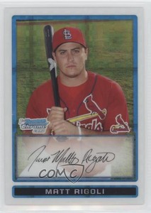 2009 Bowman Chrome Prospects X-Fractor /299 Matt Rigoli #BCP68