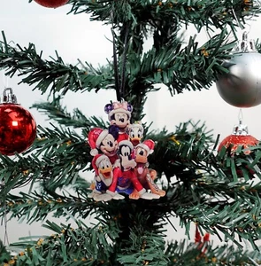 Disney Mickey Mouse Weihnachtsschmuck Minnie Mouse Goofy Donald Duck Holiday 2D - Bild 1 von 4