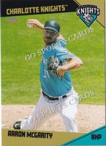 2024 Charlotte Knights Aaron McGarity White Sox RC Rookie Minor Baseballkarte - Bild 1 von 1