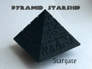 Ancient Egypt Pyramid Starship Stargate Alien Jewelry / Stash Box / Sci Fi - Picture 1 of 5