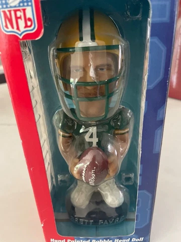 NFL Green Bay Packers BRETT FAVRE Bobblehead Quarterback Club  (JF47) Cover