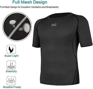 5Pcs/Set Men Tracksuit Gym Fitness Compression Clothes Running Sport Wear Tights - Picture 1 of 7