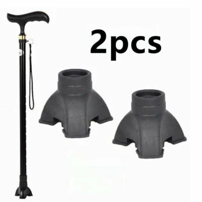 Walking Stick End Tripod Cane Tip Self Standing Rubber Non Slip End Foot Pad - Изображение 1 из 4