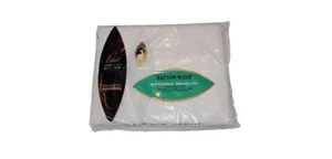 Lenzuolo intero vintage PENNEY'S NAZIONALE 100% cotone MUSLINA -Made USA -Bianco - Foto 1 di 1