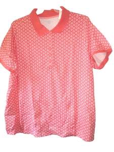 Nuevo Polo Damas Plus Rosa Floral Talla 3X Laura Scott - Imagen 1 de 2