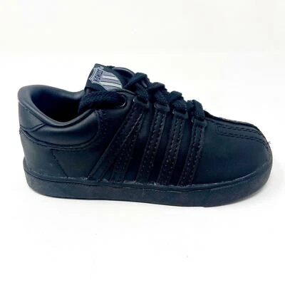 K-Swiss Classic Triple Black Infant Baby Casual Shoes Sneakers 20144 - Image 1 of 4
