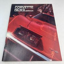 Corvette News Feb/March 1977 Chevrolet Sting Ray Vette GM Stingray Sports Car