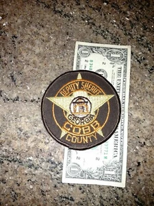 Deputy Sheriff Cobb County Georgia Police Patch New Old Stock - Picture 1 of 2