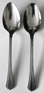 REED & BARTON Select PENNANT Stainless SOUP SPOONS SPOON X2 SET OF 2 - Picture 1 of 2