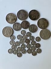 90% Silver coins. Dollars, Halves, and Dimes. $10.00 face value. All 1939 and ol