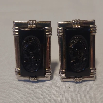 Set VintageEra. Gemelos centurión griego romano Swank años 50 negros Foto 1 de 3