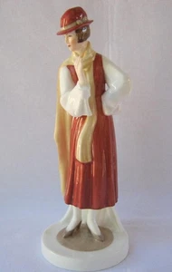 Art Deco Porzellan Dame NICOLE Mittagessen auf dem Land Museum Sammlungen ohne Box - Bild 1 von 1