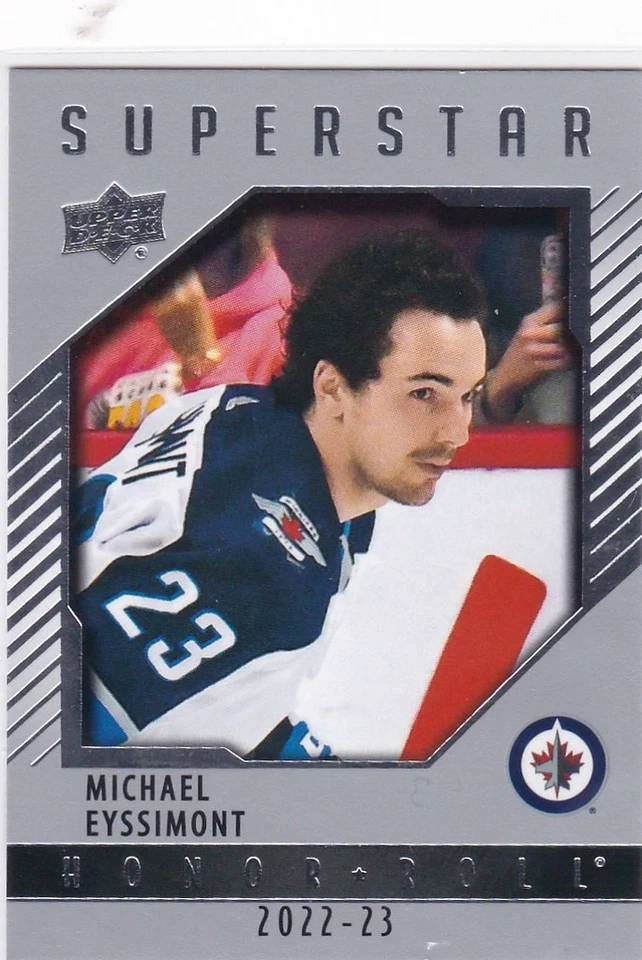 2022-23 Upper Deck #HR90 Michael Eyssimont Honor Roll Winnipeg Jets - Image 1 of 1
