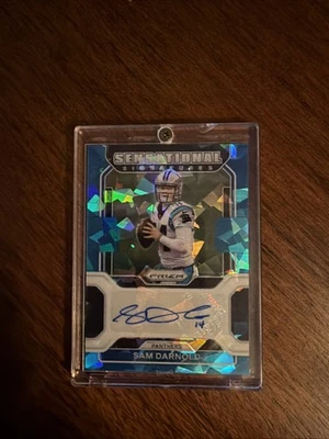 2021 Panini Prizm Sensational Signatures Sam Darnold #SS-SD/99 (AU) - Image 1 of 2