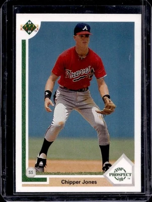 Upper Deck Chipper Jones Rookie RC #55 Braves 1991 Foto 1 de 2